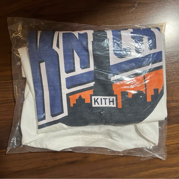 Kith for the New York Knicks City Vintage Long Sleeve Tee White Men’s Size XL - Picture 7 of 7